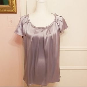 NWOT ST. JOHN COUTURE lavender blouse